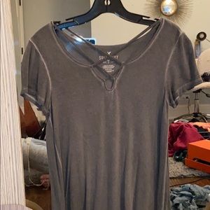 Grey soft and sexy tee